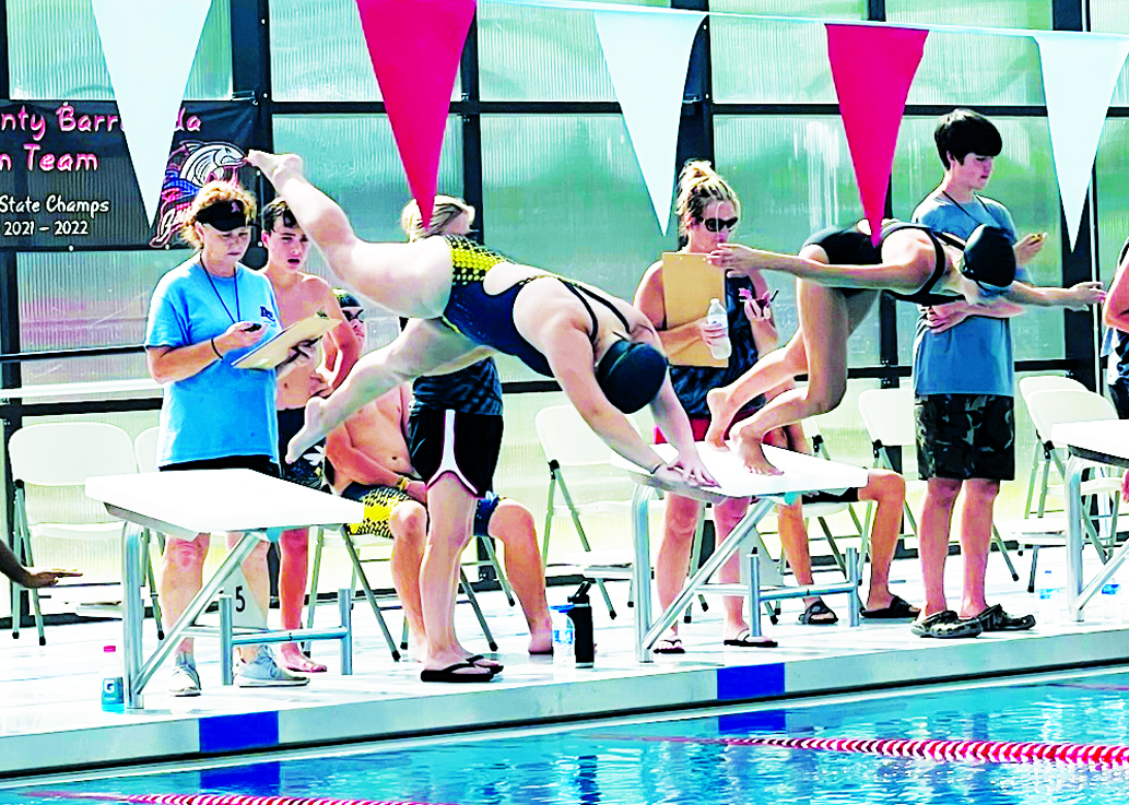 Swimmer compete at district – Jeff Davis Ledger